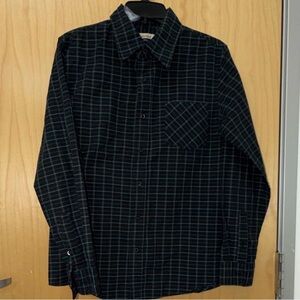 Anchor Blue Black and Green Checkered Shirt
